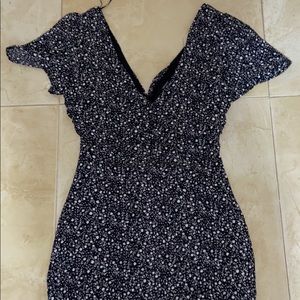 Forever 21 Black Floral Mini Dress